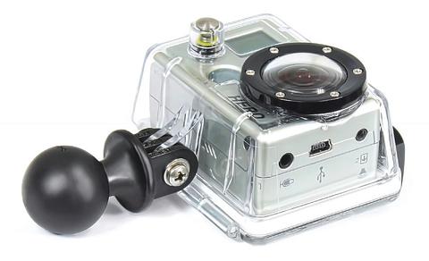RAP-B-202-GOP1 RAM 1" Diameter Ball with Custom GoPro® Hero Adapter