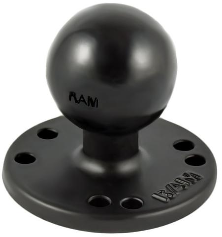 RAM-202U RAM 2.5" Round Base with the AMPs Hole Pattern & 1.5" Ball